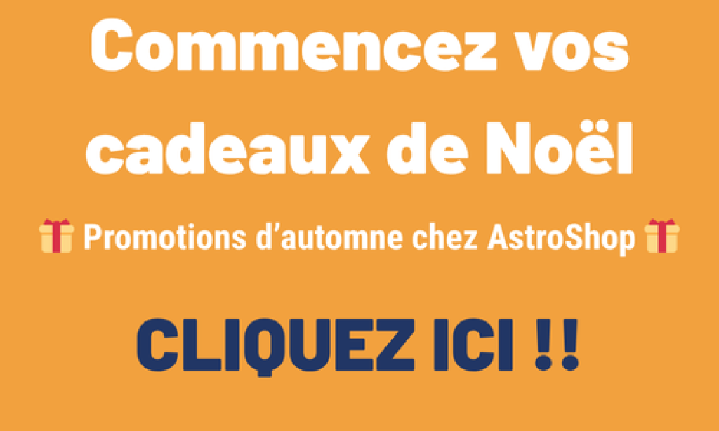 Promotion automne astroshop 2025